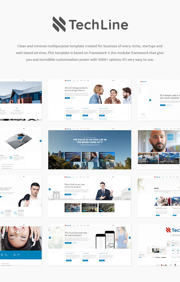 TechLine - Technology Modern Template - 2